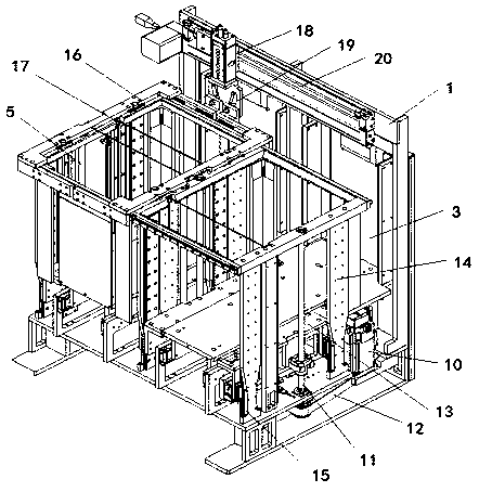 Drawer type tray feeding machine