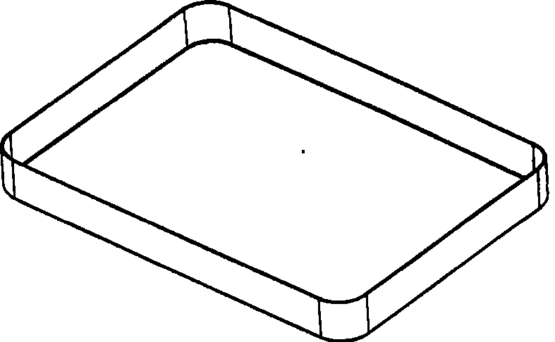 Integral drawn technique for faceplate of buffet dinner stove