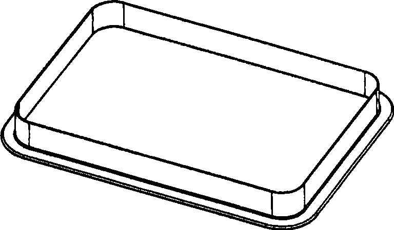 Integral drawn technique for faceplate of buffet dinner stove