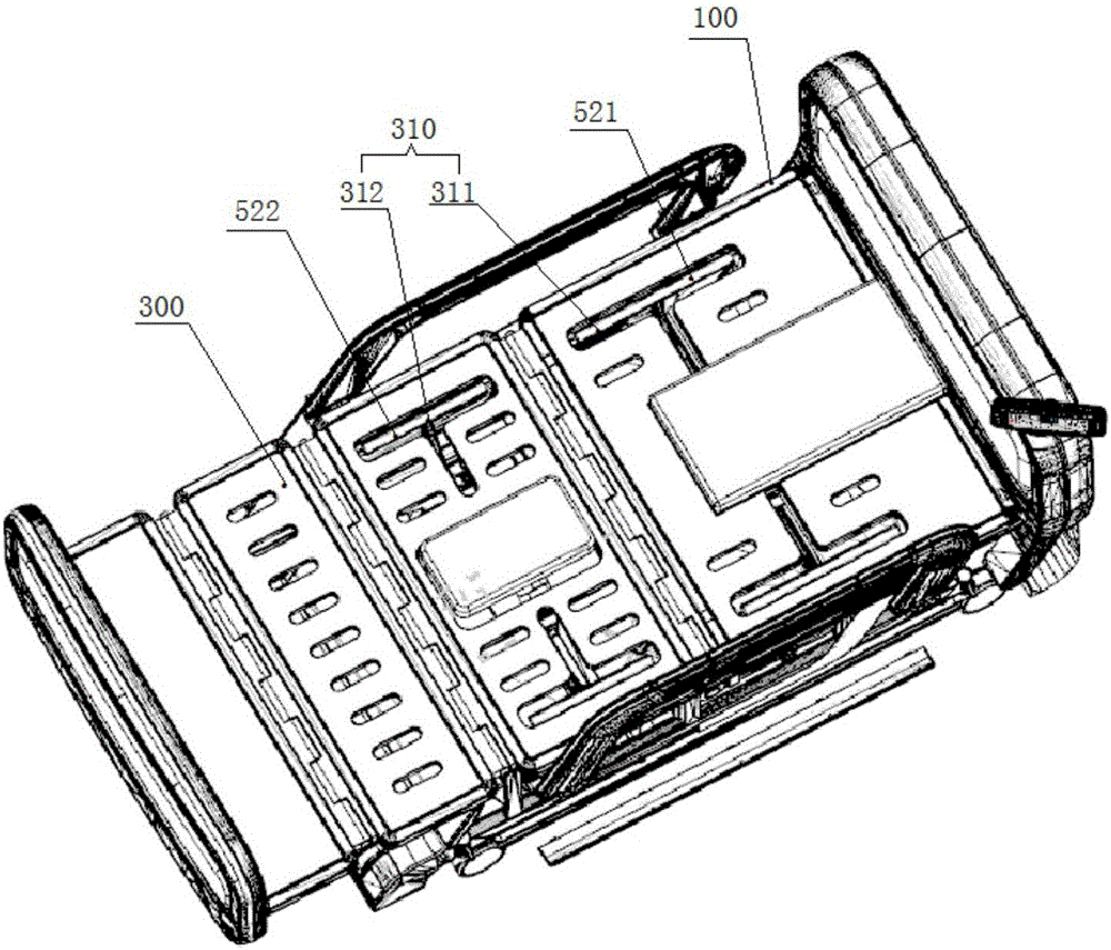 Turning-over mechanism of nursing bed