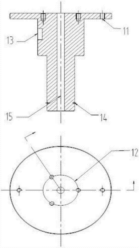 Large-caliber optical part elastic chucking tool and method for numerical-control grinding and polishing