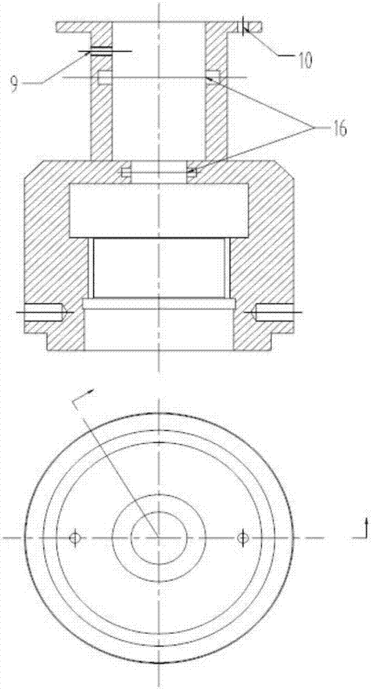 Large-caliber optical part elastic chucking tool and method for numerical-control grinding and polishing