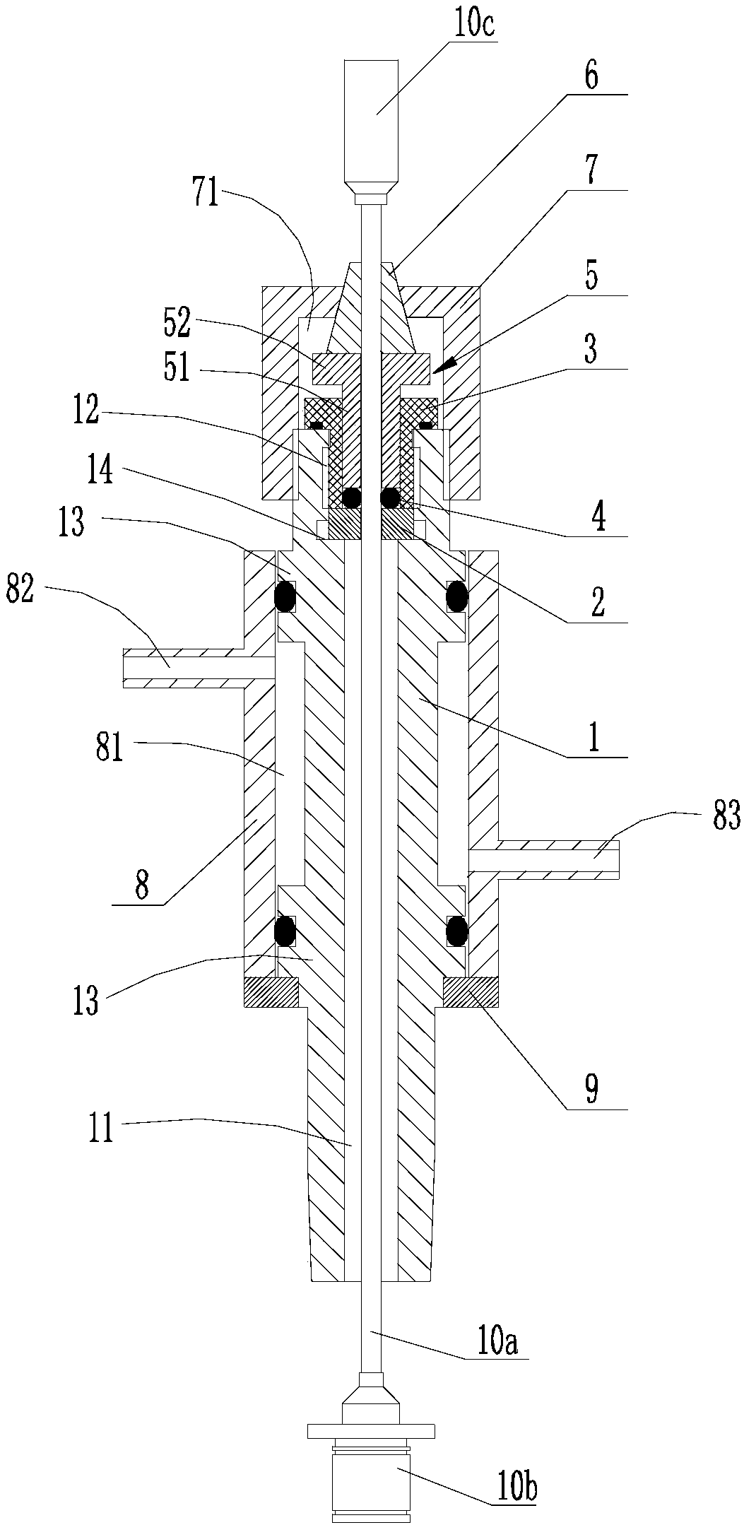 Cable sealing device