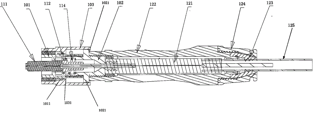 General-purpose optical fiber connector