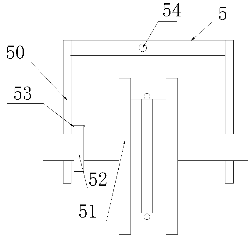 An automatic embedding device for making escalator brushes