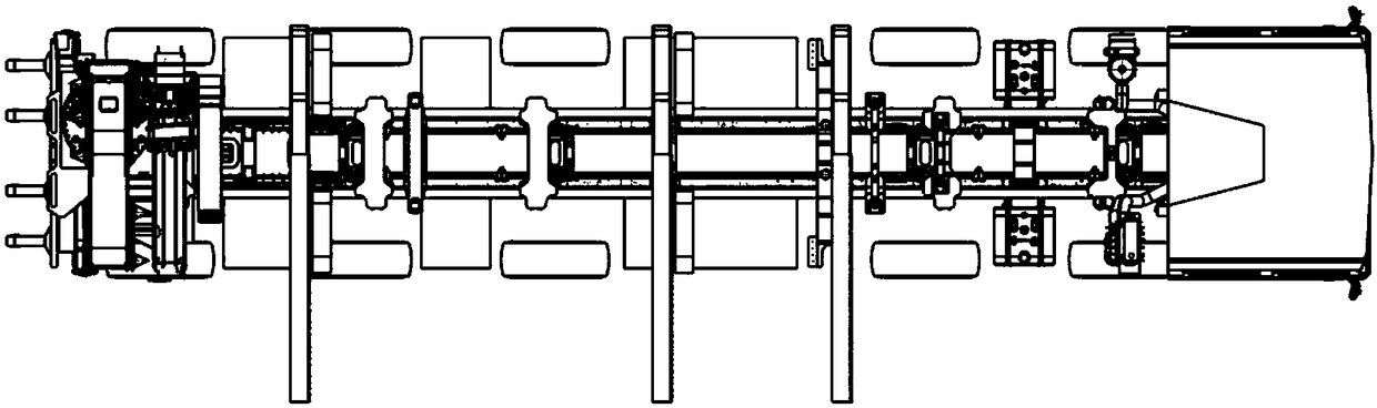 Transport and transfer vehicle and ammunition can transfer method based on transport and transfer vehicle