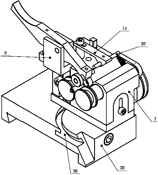 Transmission grinding clamp device