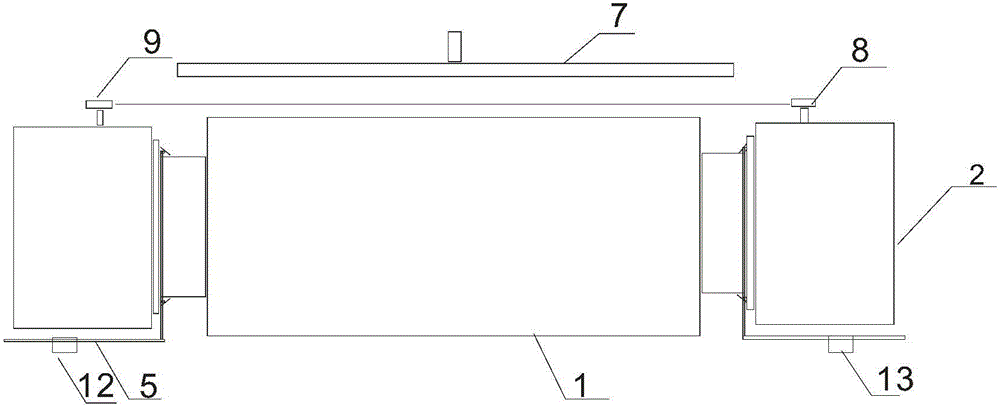 Waterproofing method for supporting roller bearing pedestals on steel plate cold rolling line