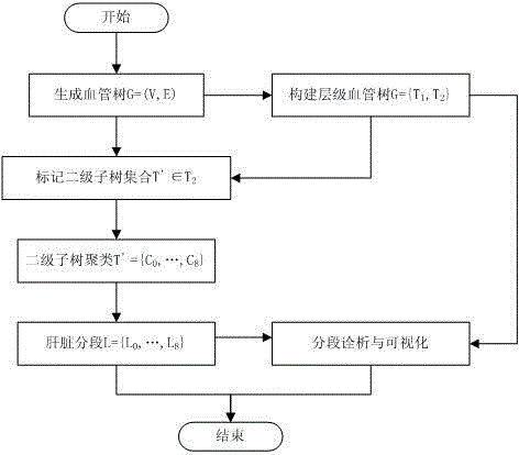 Liver Image Segmentation Method Based on Hierarchical Vascular Tree Division