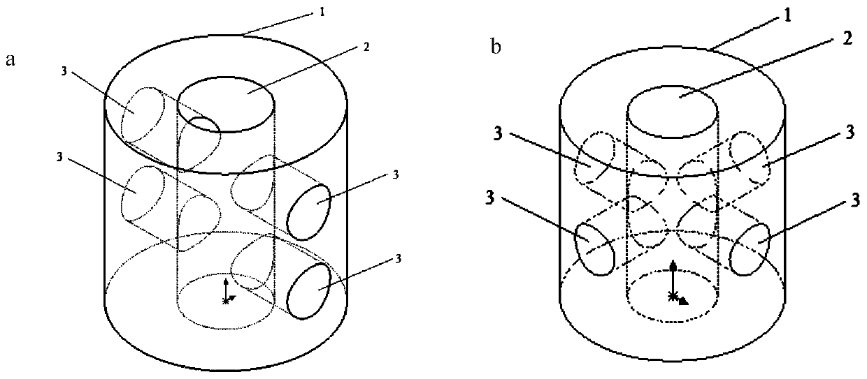 Multi-channel tissue scaffold, and preparation method and application thereof