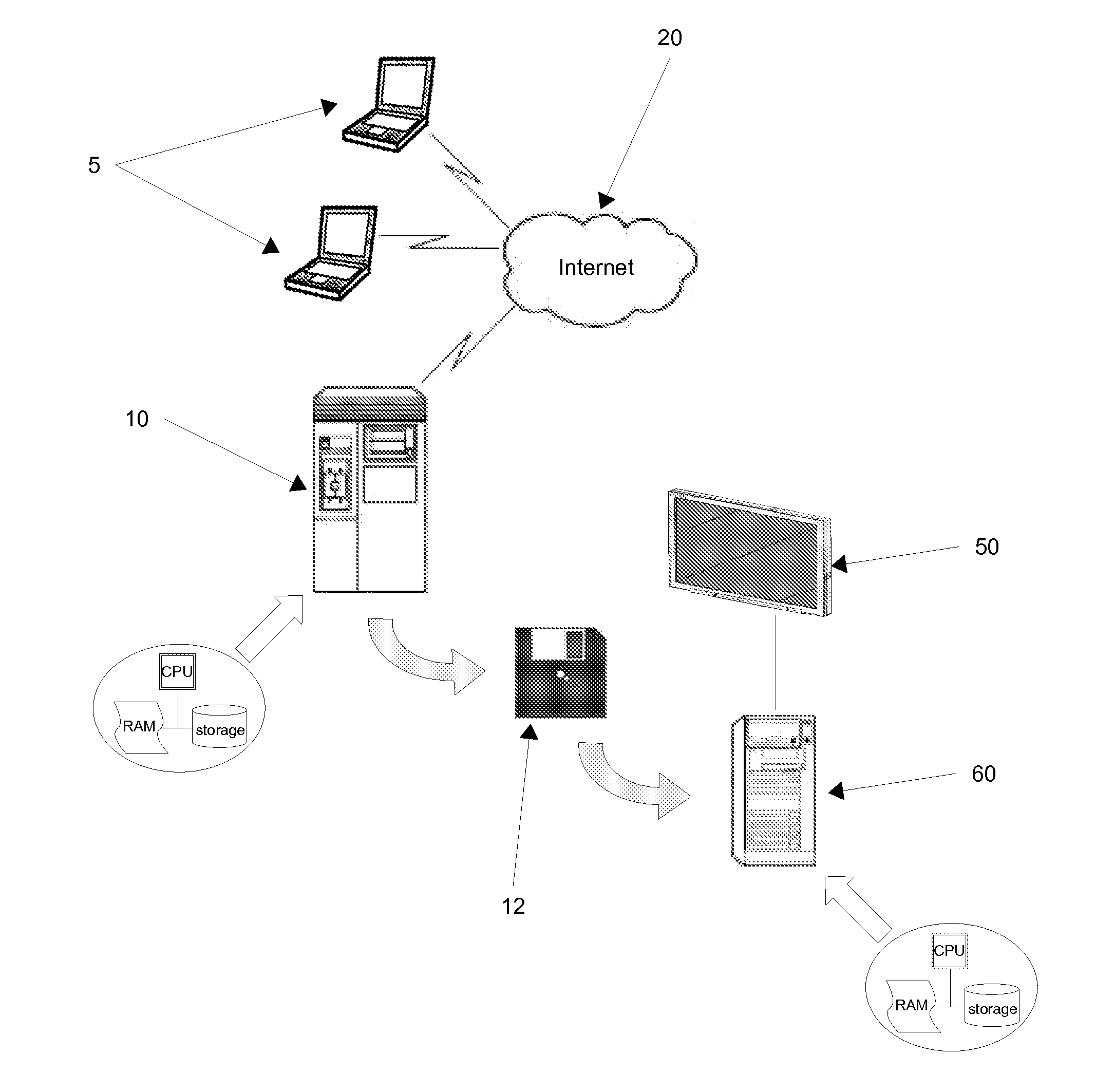 System, software application, and method for displaying third party media content in a public space