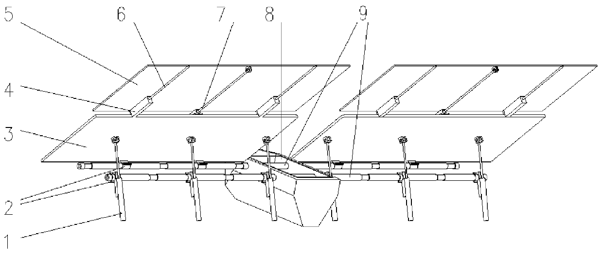 A solar power generation unmanned ship and stable power generation method