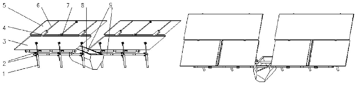 A solar power generation unmanned ship and stable power generation method