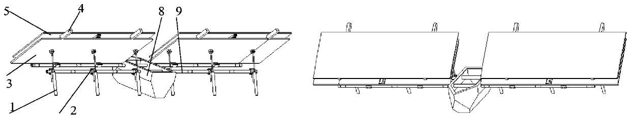 A solar power generation unmanned ship and stable power generation method