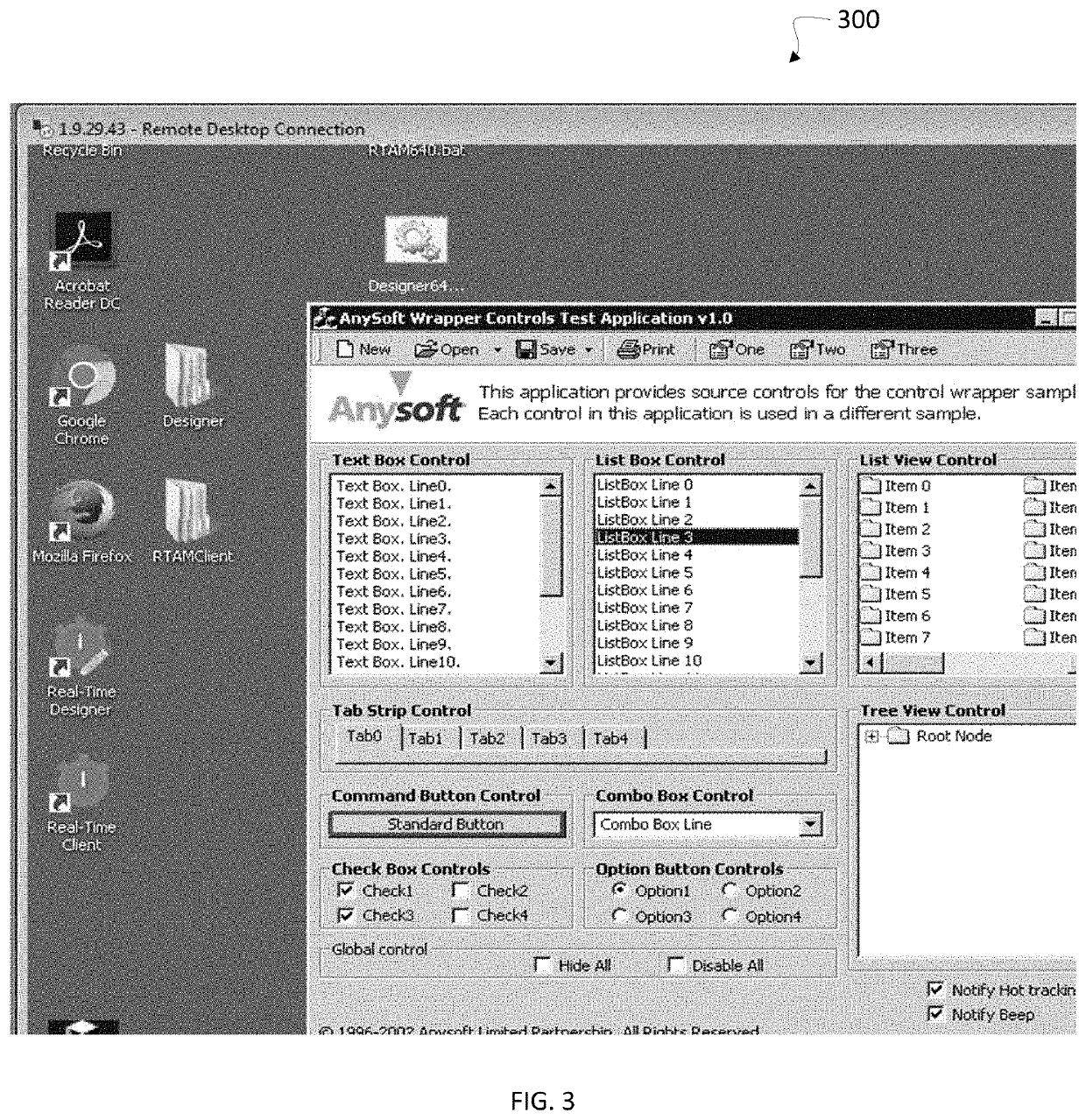 Image based method and system for building object model and application states comparison and graphic-based interoperability with an application