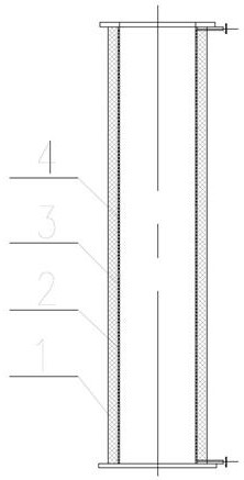 Membrane type fixed bed catalyst raw coke oven gas waste heat recovery and hydrogen utilization ascending pipe