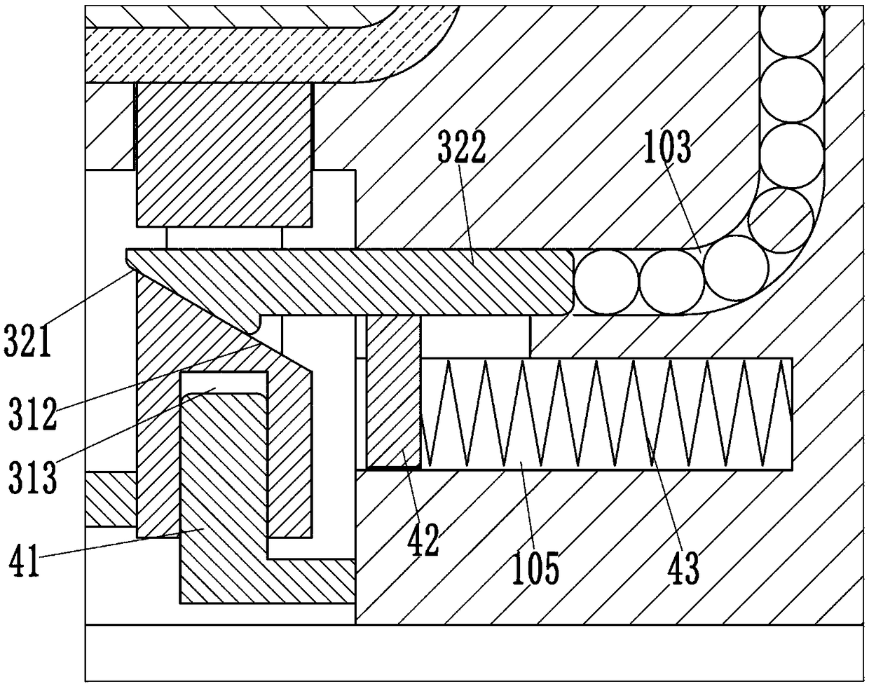 Automatic ejection device for injection molds