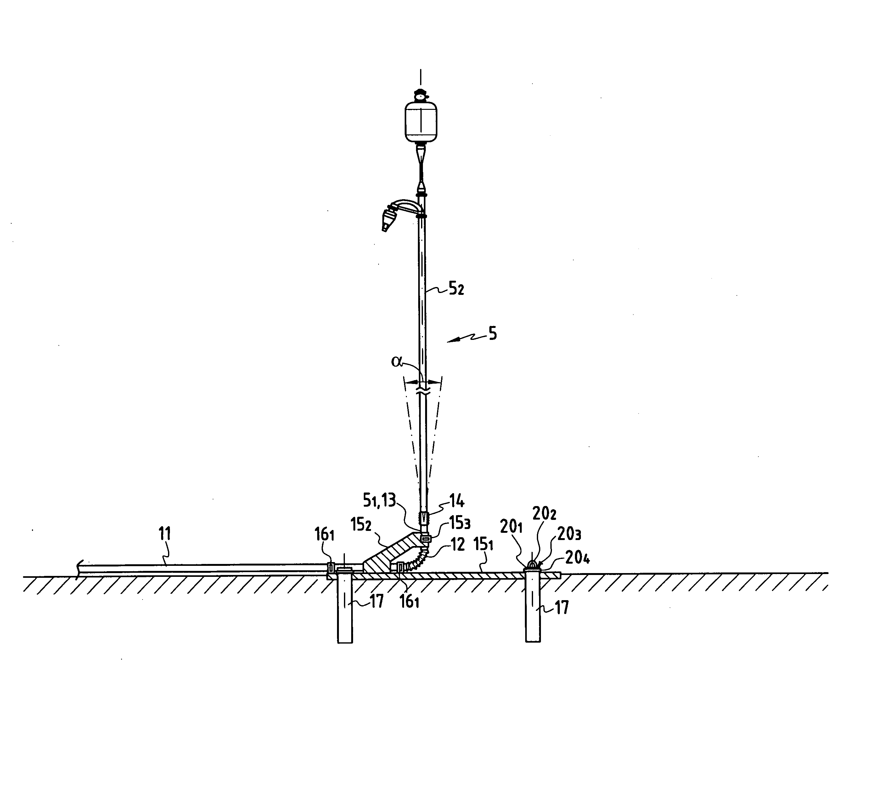 Underwater pipeline connection joined to a riser