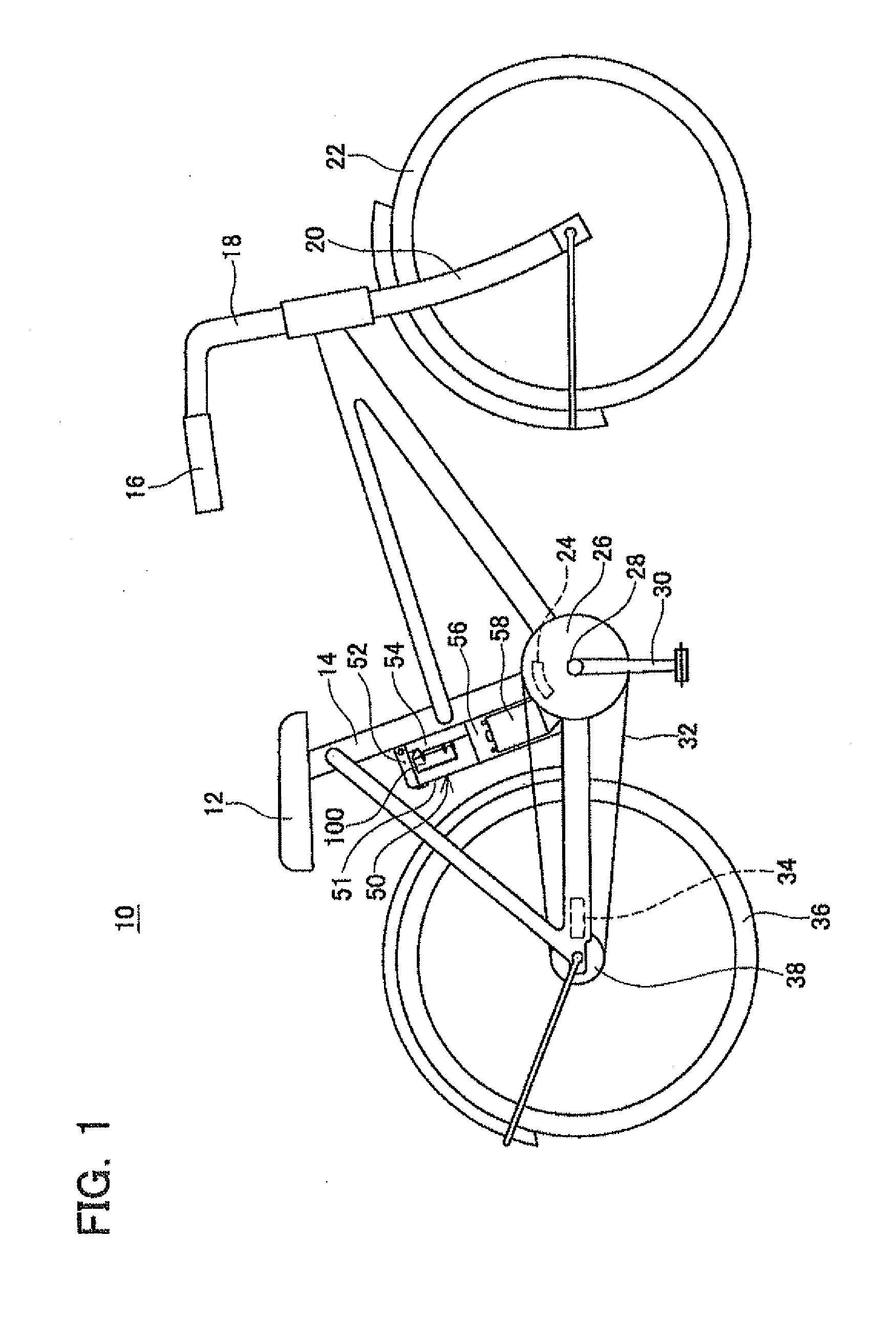Electric wheeled apparatus