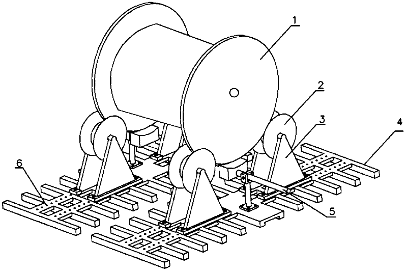 Conductor payoff rack