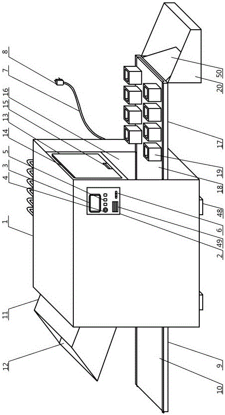 Quick construction block forming machine