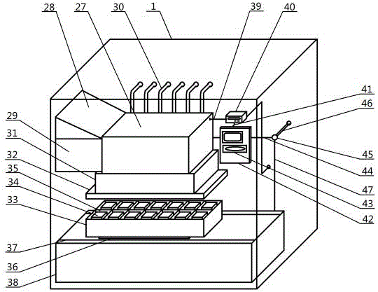 Quick construction block forming machine