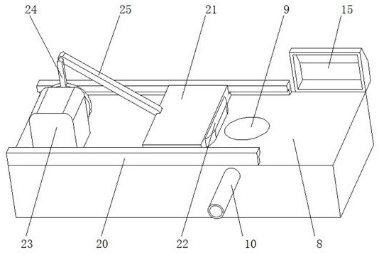 Iron-based powder pressing device for gear production, and pressing method of iron-based powder pressing device