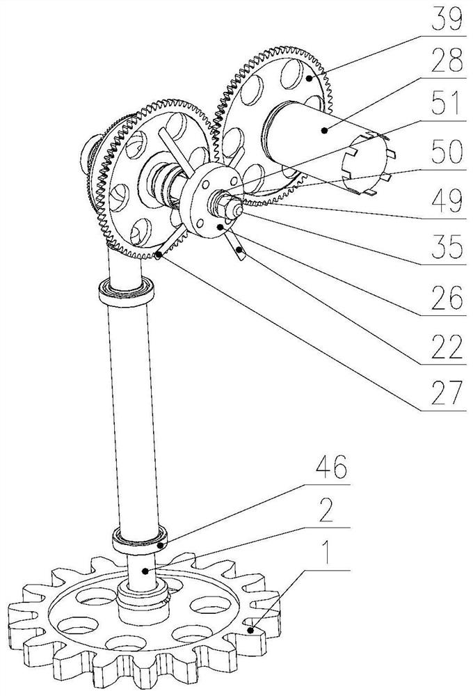 A turntable angle information acquisition device