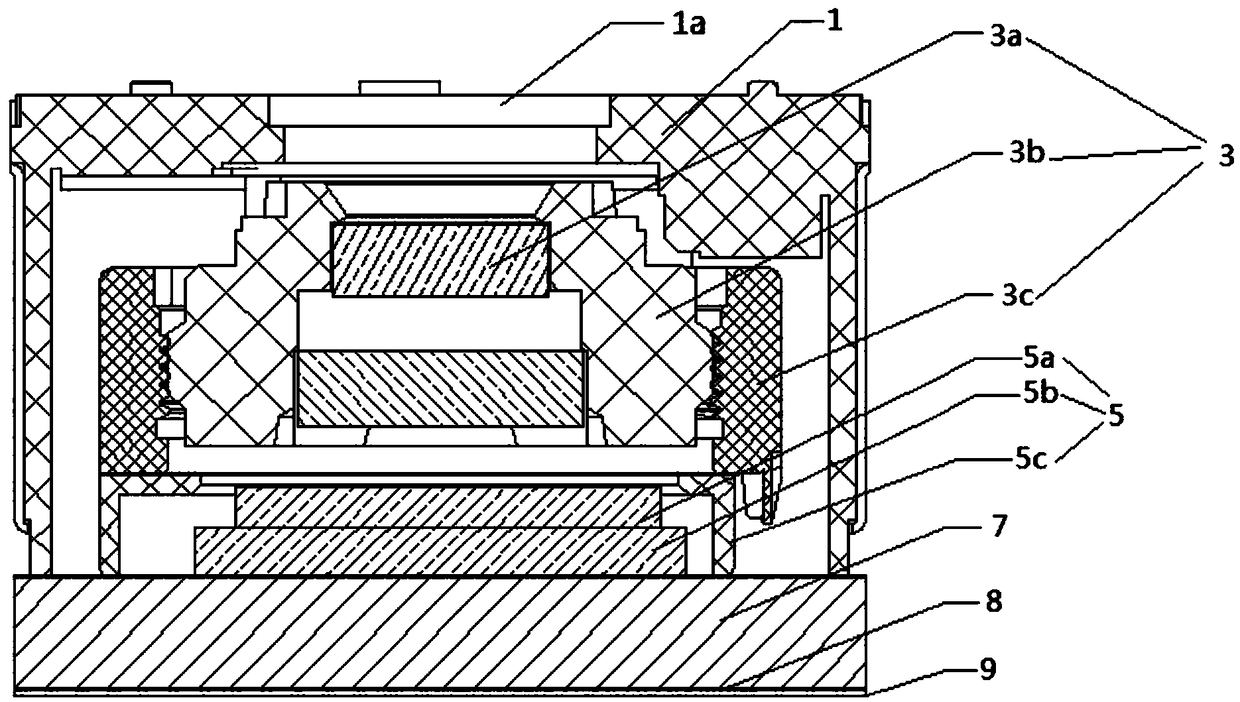 An infrared module with the function of reinforcing and radiating heat