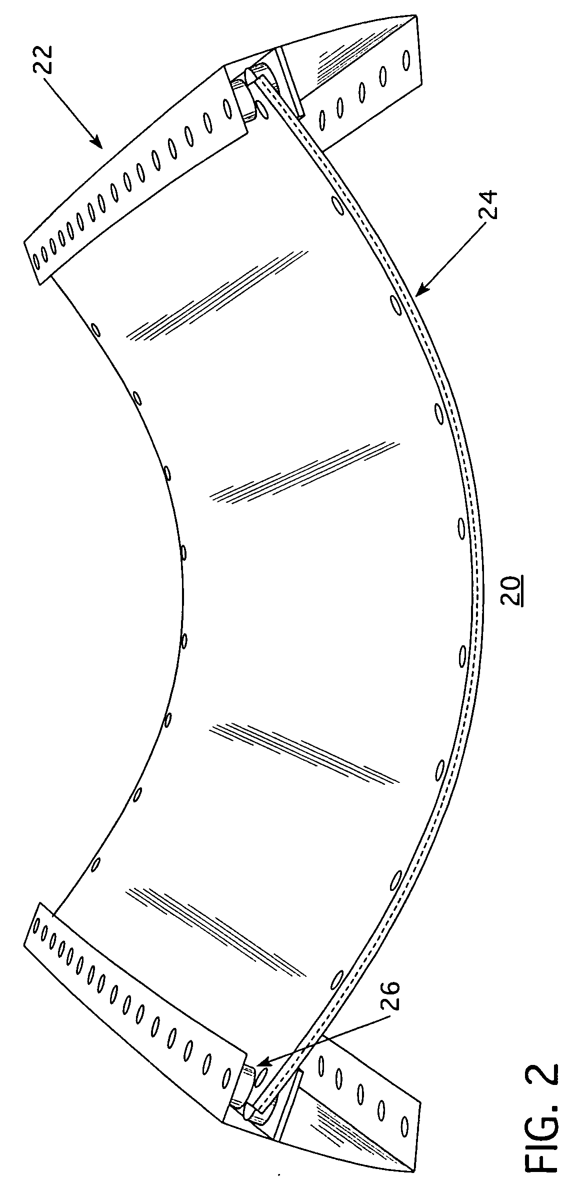 High-energy impact absorbing polycarbonate mounting method