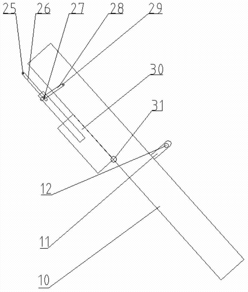 Tilting cart capable of controlling small bucket to automatically loading material by using hydraulic cylinders