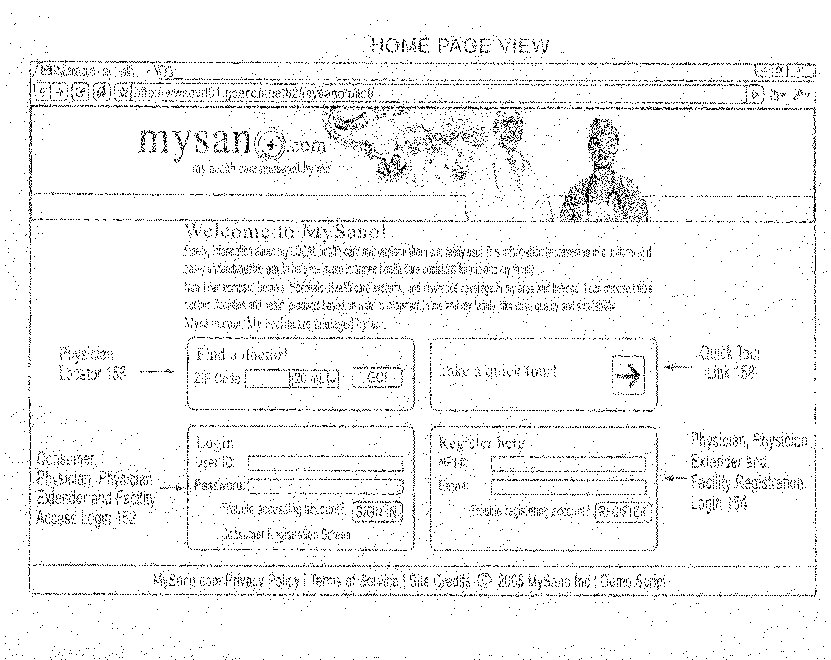 Apparatus, method and system for web-based health care marketplace portal