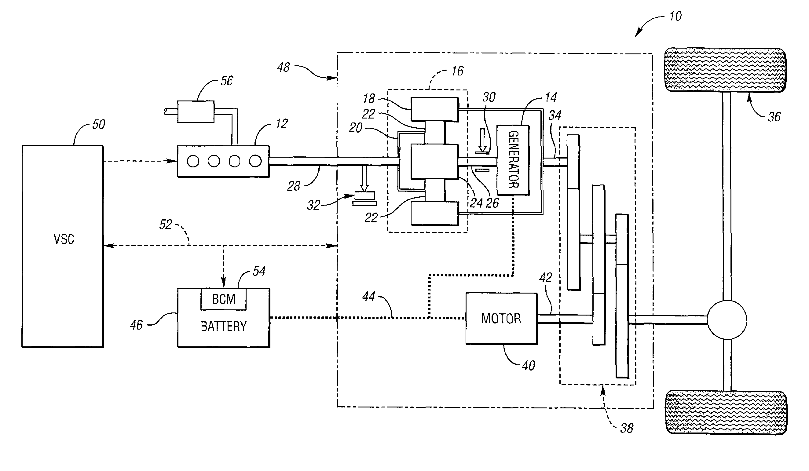 Vehicle and method for operating a vehicle to reduce exhaust emissions