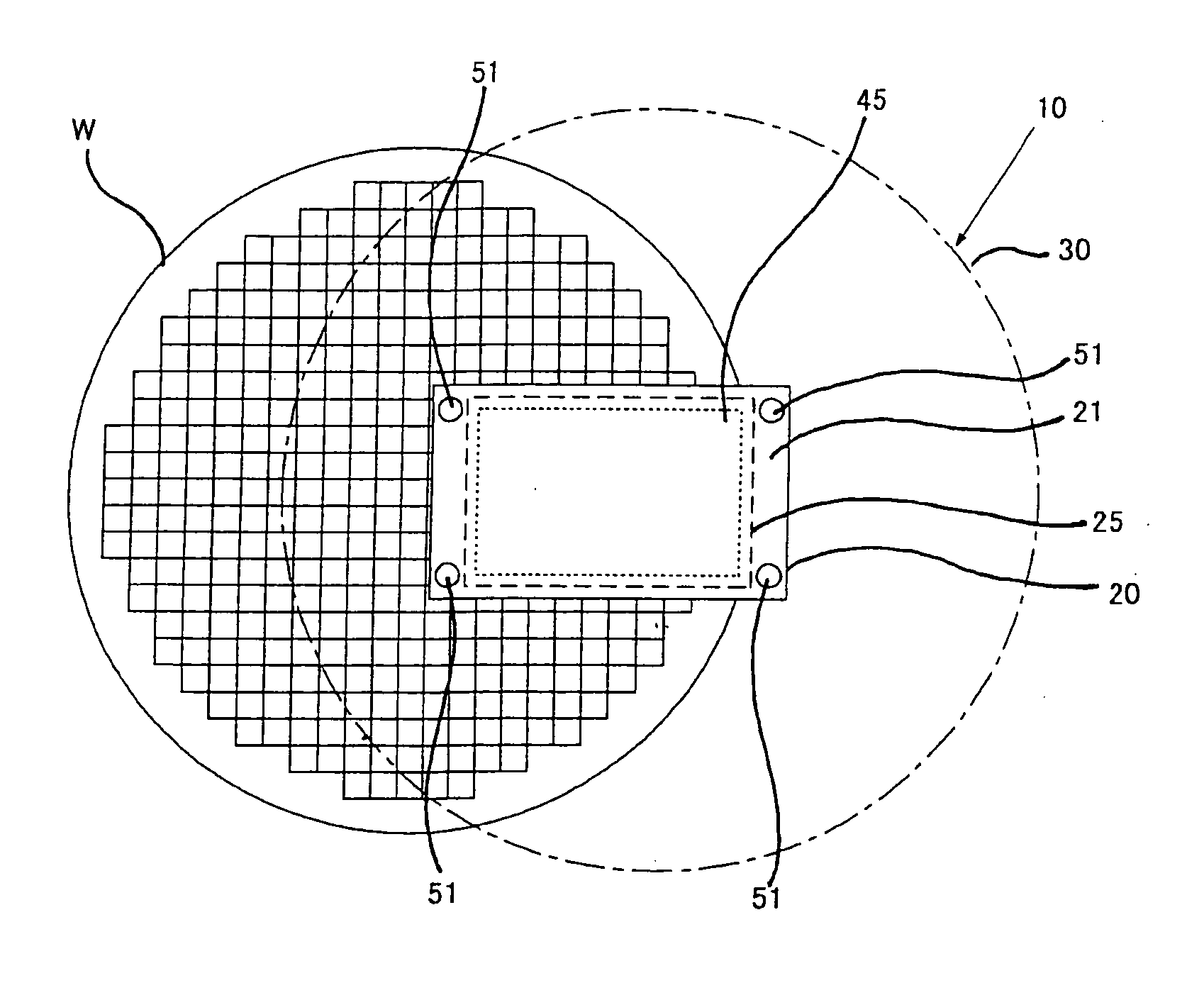 Probe apparatus,wafer inspecting apparatus provided with the probe apparatus and wafer inspecting method