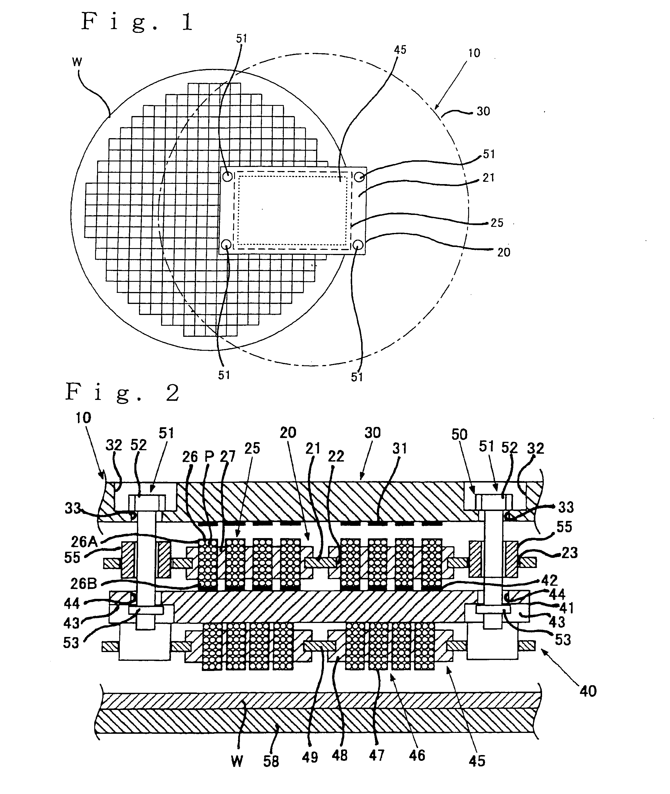 Probe apparatus,wafer inspecting apparatus provided with the probe apparatus and wafer inspecting method