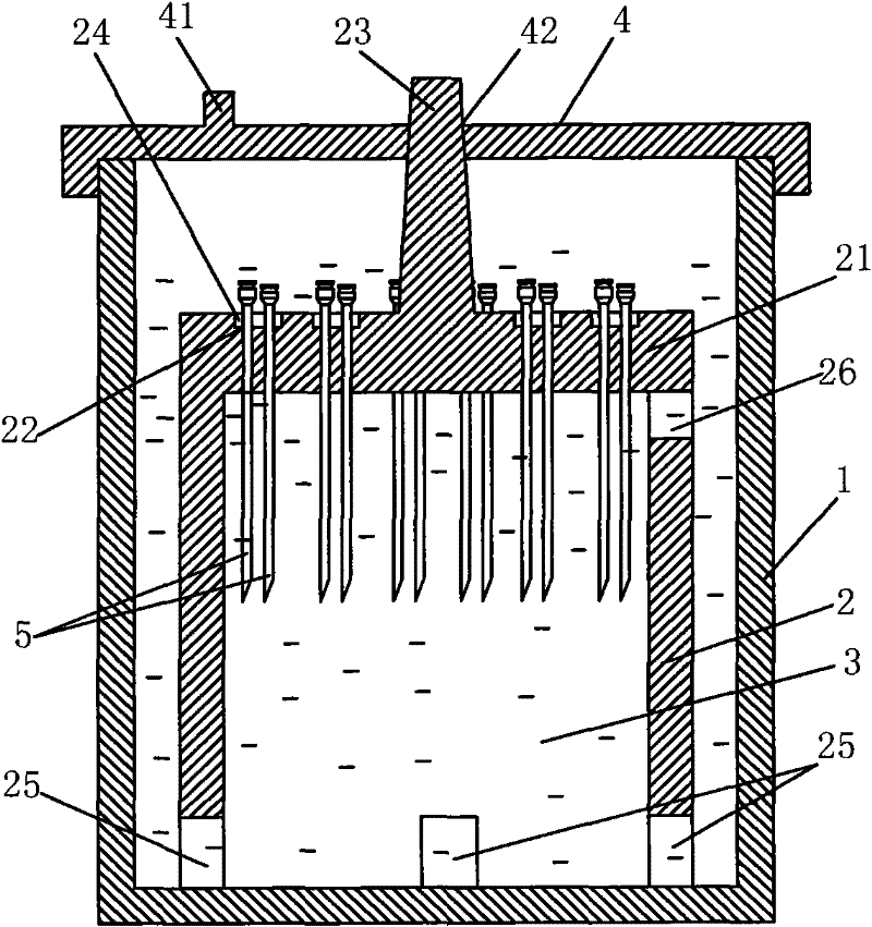 Medical lumbar puncture needle pairing placement soaking device