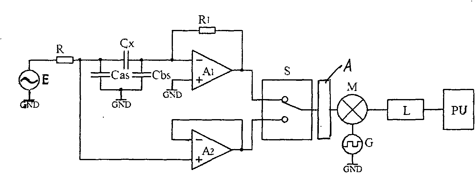 Micro capacitance measurement method and special device