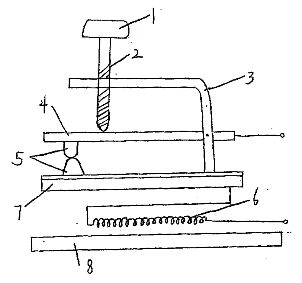 Novel household electric iron