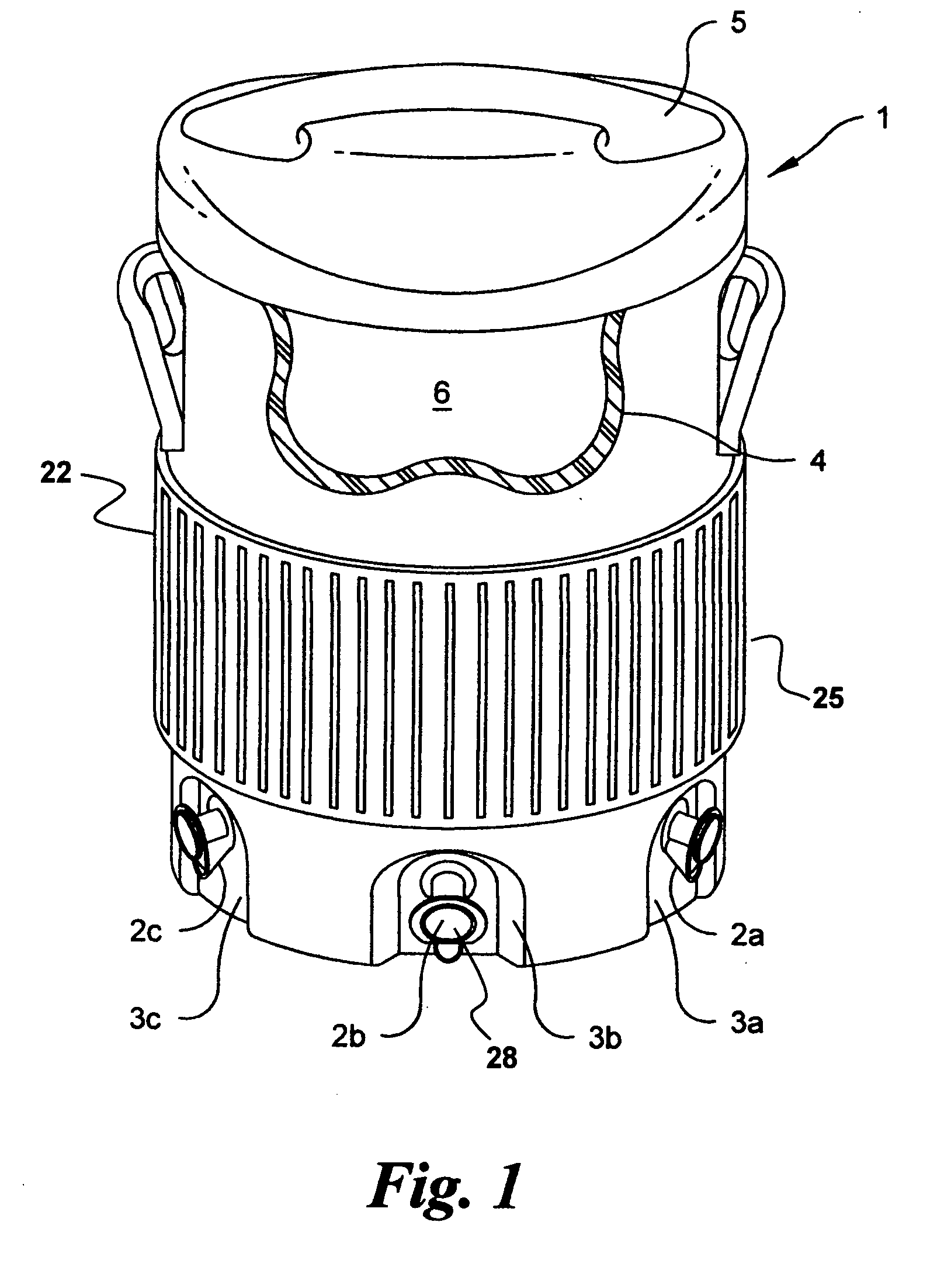 Concurrent use water cooler