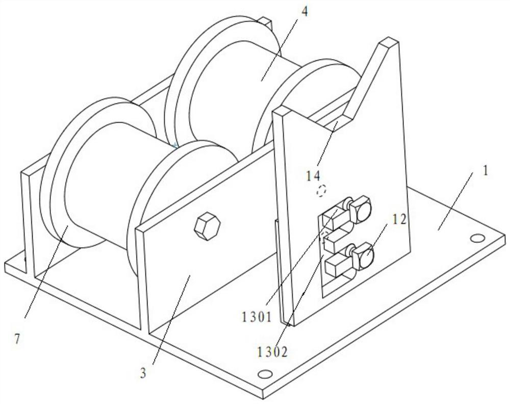 Axle detection device