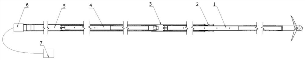 Segmented large-diameter screen pipes in underground directional long boreholes of coal mines and its running method