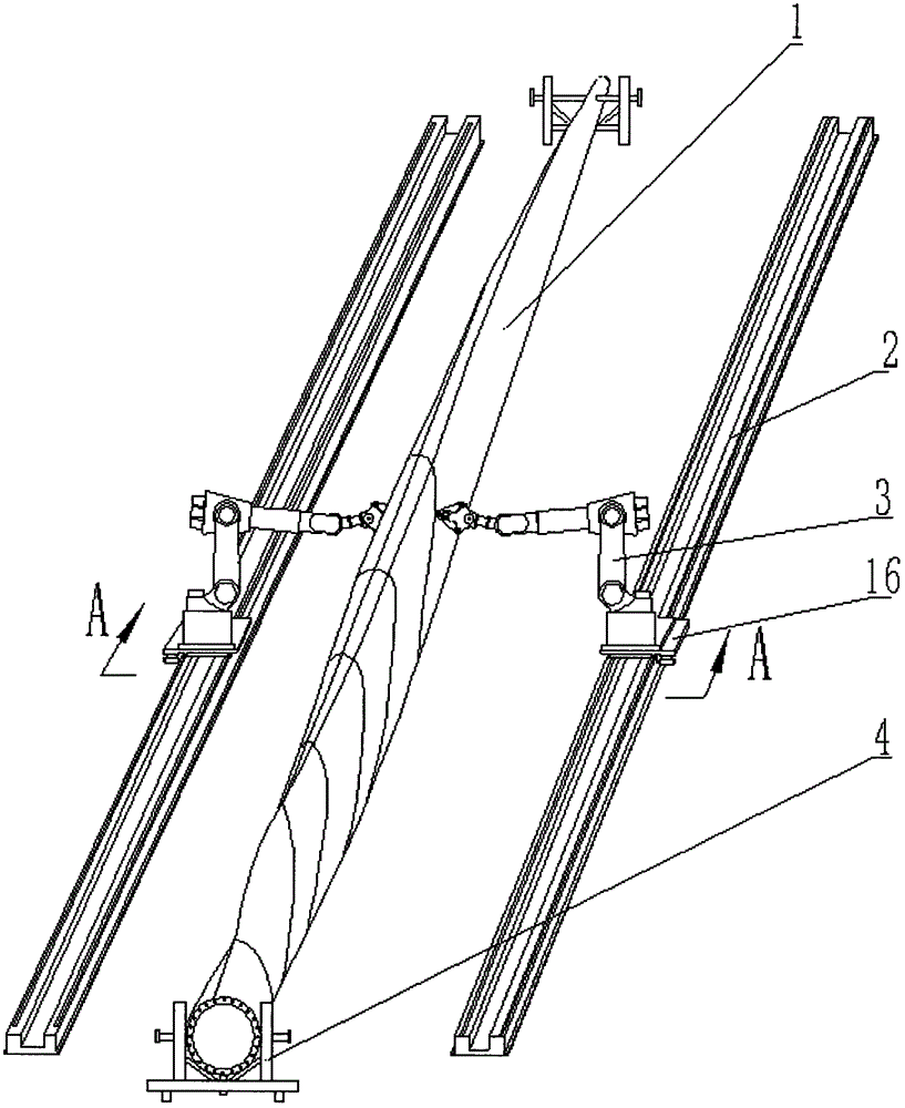 Curved surface mirror image grinding system