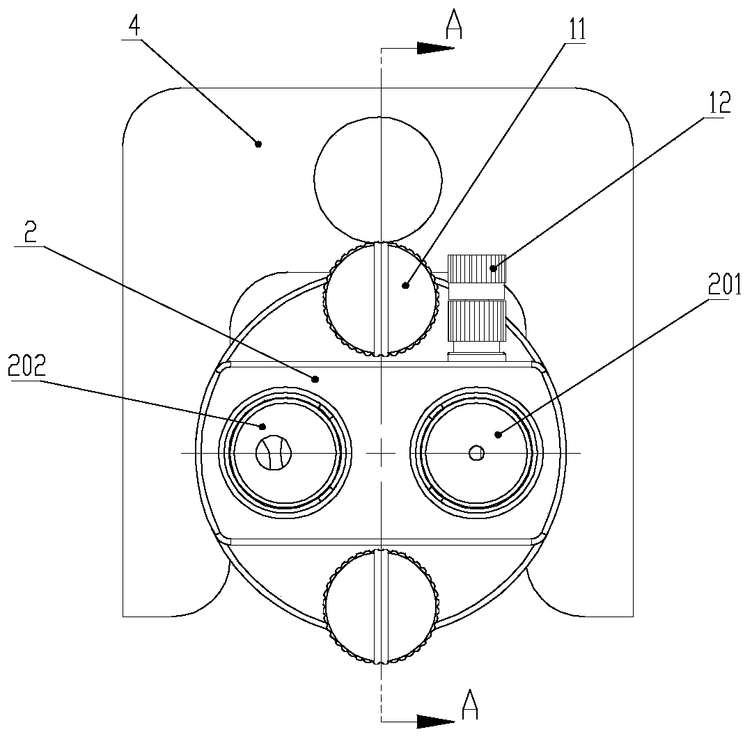 Spherical puffing pump for ice cream machine