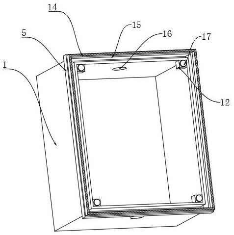 Gear box sealing structure of reconnaissance robot