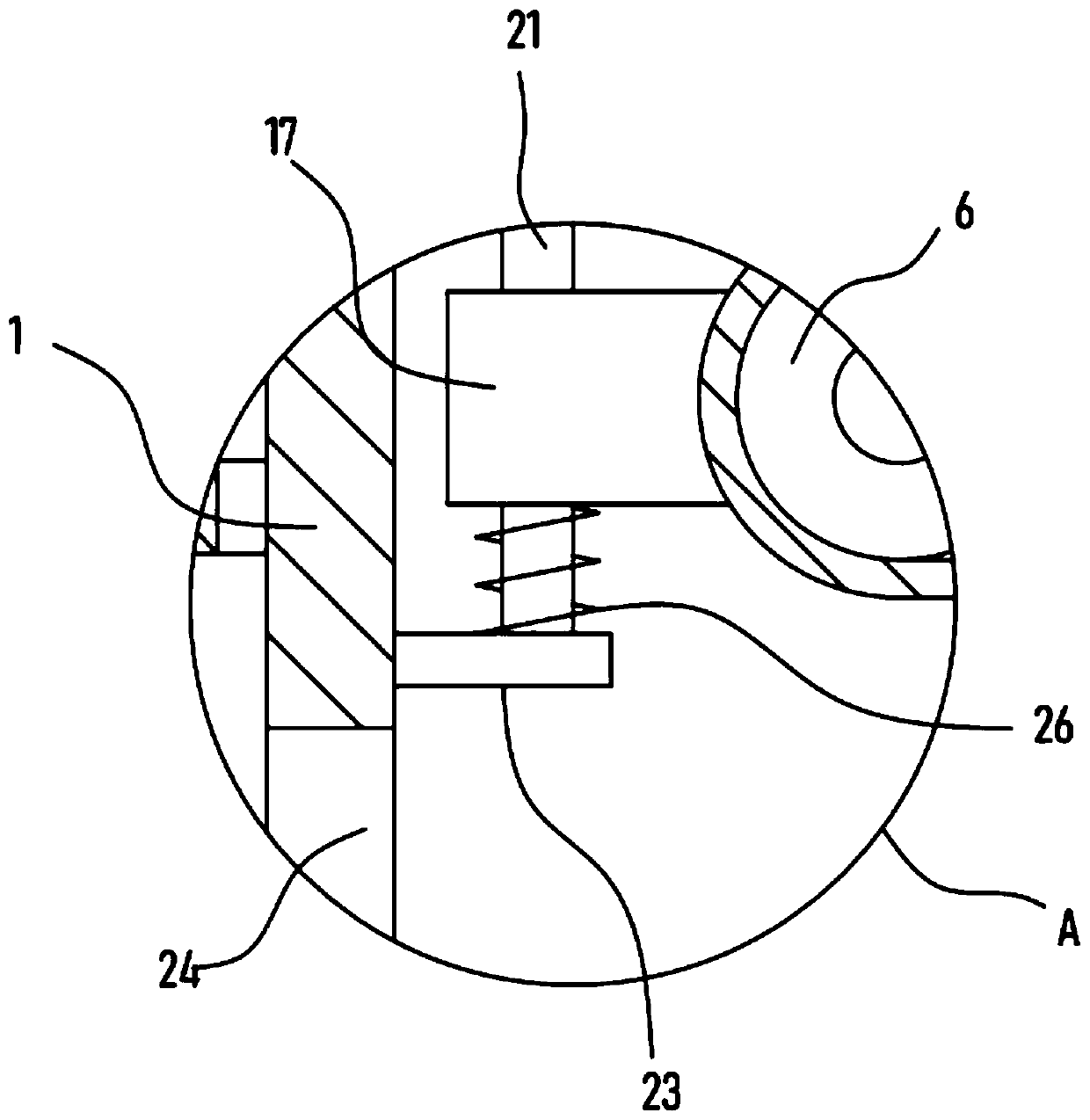 Sand screening device for bridge construction