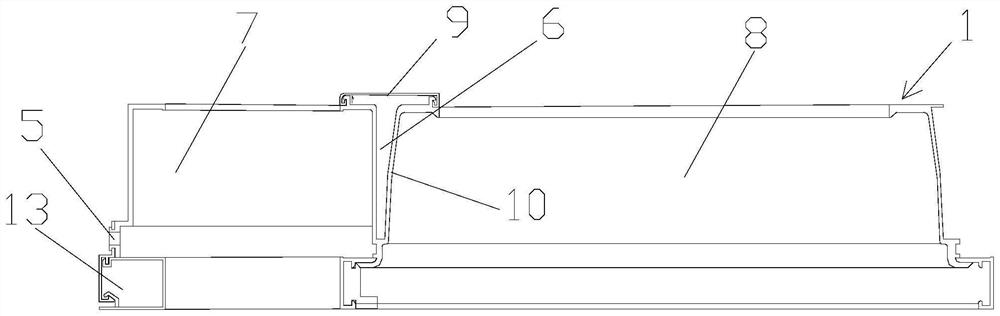 High-efficiency, low-cost and energy-saving building door and window structure