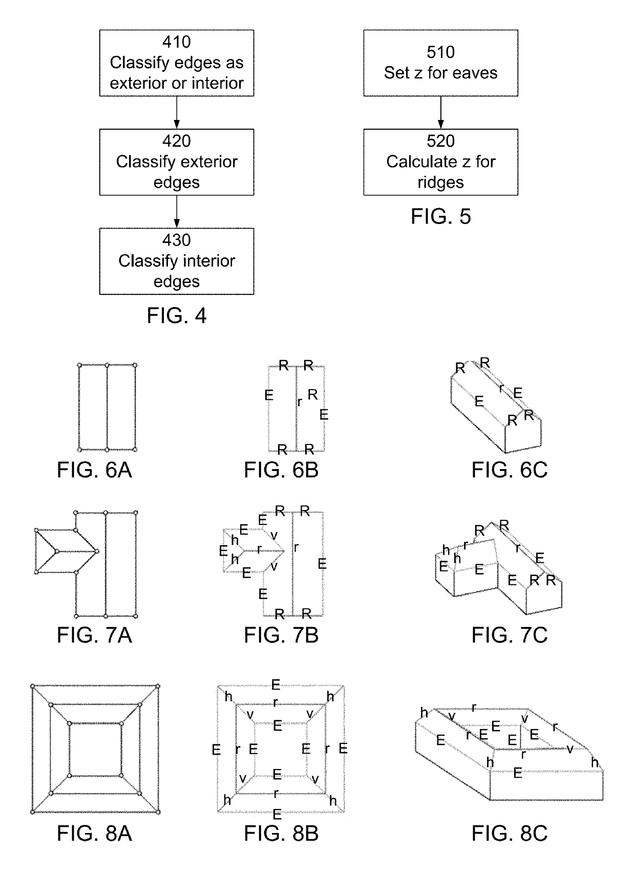 Estimation of three-dimensional models of roofs from spatial two-dimensional graphs