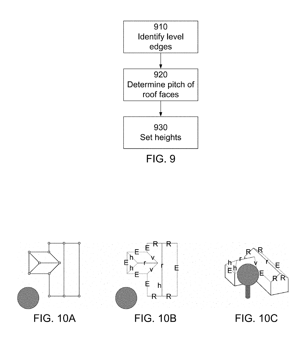 Estimation of three-dimensional models of roofs from spatial two-dimensional graphs