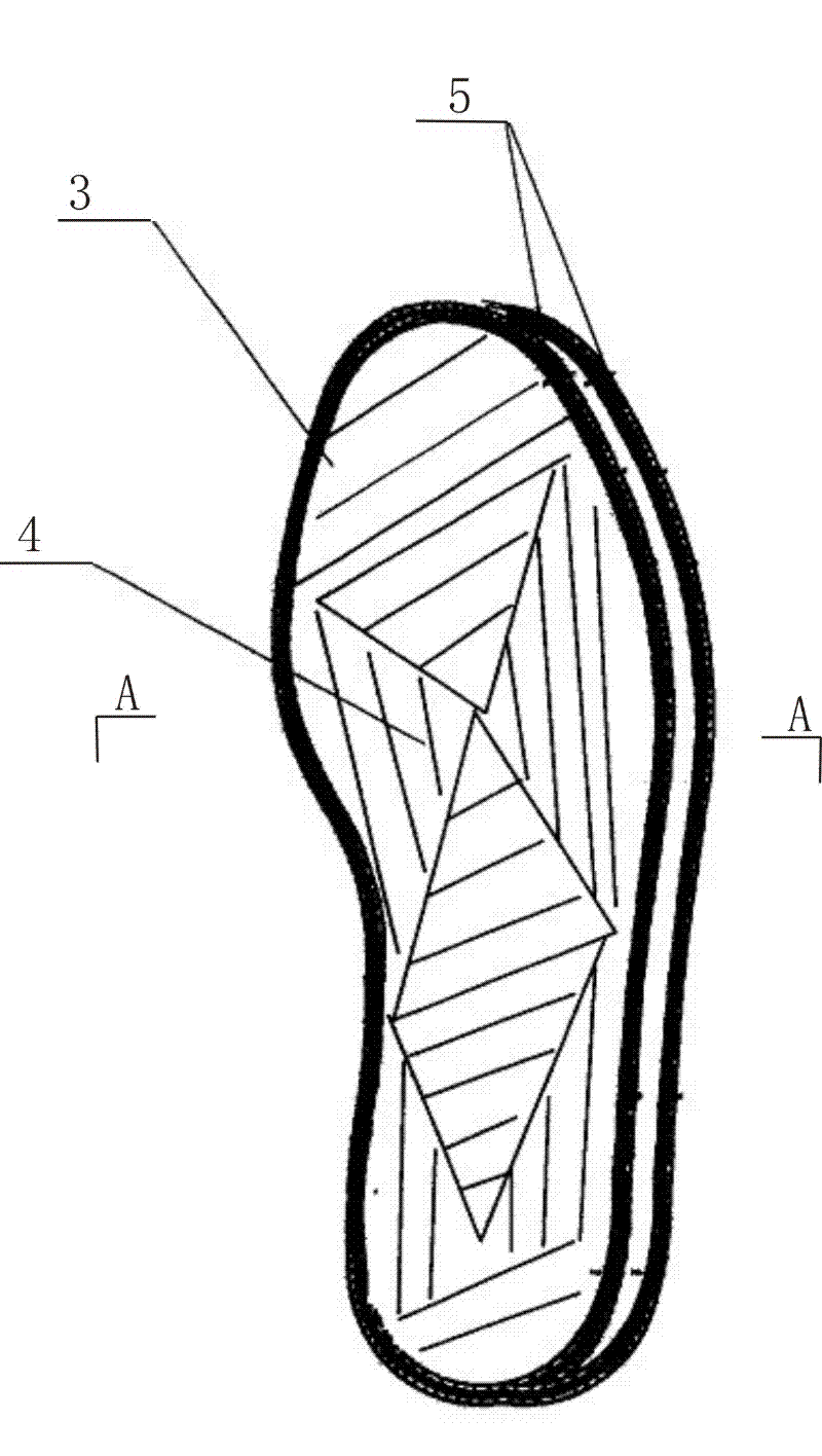 Wear-resisting comfortable cloth shoe soles