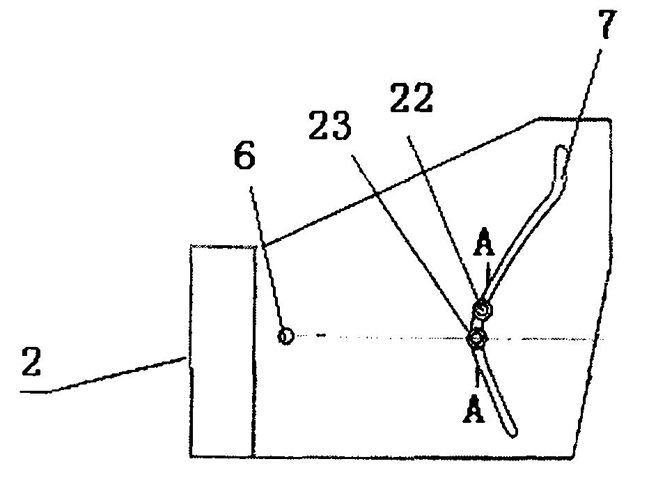 Linear lifting device in swing process